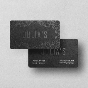 Embossed Gloss Business Cards Feature Image