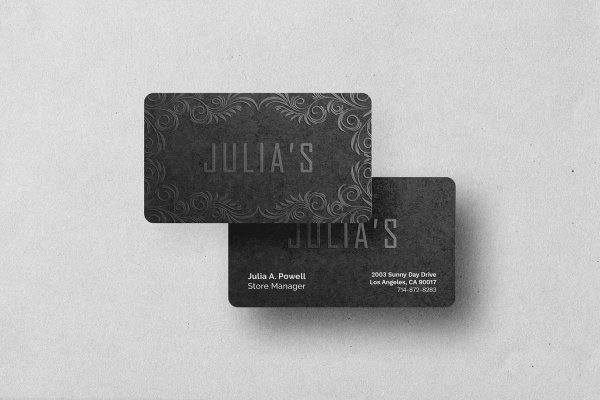 Embossed Gloss Business Cards Feature Image