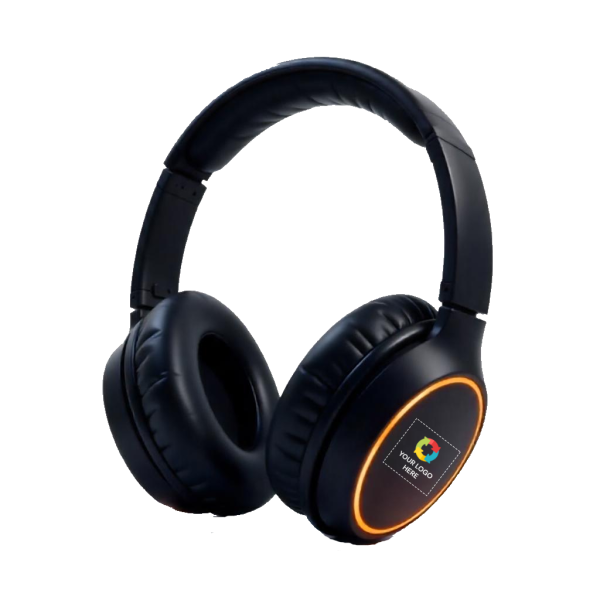 Light Up Logo Bluetooth Headphones Feature Image